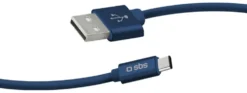 Cavo USB C Sbs TECABLPOLOTYPECB 2.0 Blue