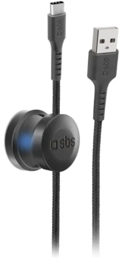 Cavo USB C Sbs TEMAGUSBCDG MAG Black