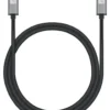 Cavo USB C Techly ICOC MUSB322 CMF 010 100W Black e Grey