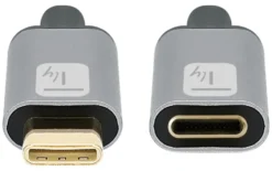 Cavo USB C Techly ICOC MUSB322 CMF 010 100W Black e Grey