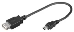 Cavo USB Goobay 95006 ICOC MUSB AF 002 Black
