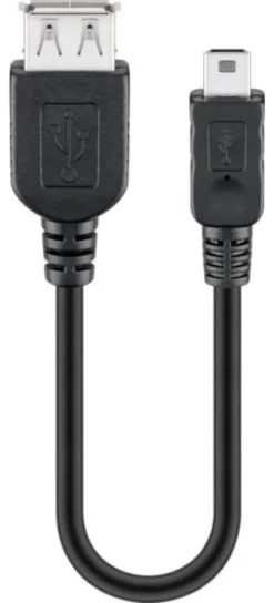 Cavo USB Goobay 95006 ICOC MUSB AF 002 Black