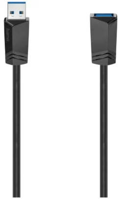Cavo USB Hama 00200628 3.0 Extension Black