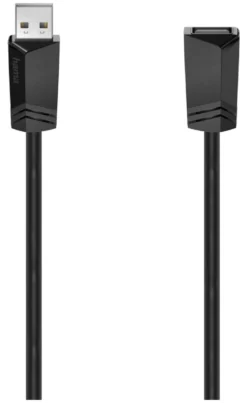 Cavo USB Hama 00200621 2.0 Extension Black
