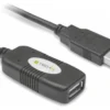Cavo USB Techly IUSB REP10TY 2.0 Extension Active Black