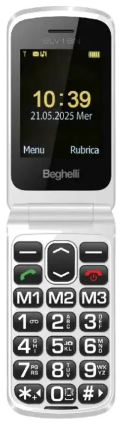 Cellulare Beghelli 9138N SALVALAVITA Phone SLV18N ECO Grey