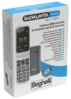 Cellulare Beghelli 9138N SALVALAVITA Phone SLV18N ECO Grey