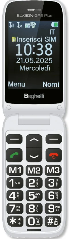 Cellulare Beghelli 9201N SALVALAVITA Phone SLV30N GPS Plus ECO Grey