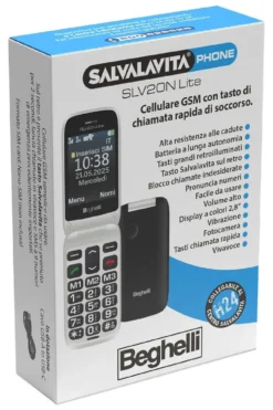 Cellulare Beghelli 9210N SLV20N Lite Black e Silver