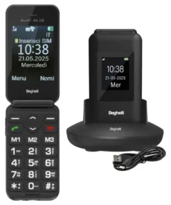 Cellulare Beghelli 9141 SALVALAVITA Phone SLV41 4G DS Black