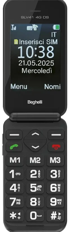 Cellulare Beghelli 9141 SALVALAVITA Phone SLV41 4G DS Black