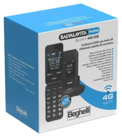 Cellulare Beghelli 9141 SALVALAVITA Phone SLV41 4G DS Black