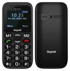 Cellulare Beghelli 9143 SALVALAVITA Phone SLV10N EcoDesign Black