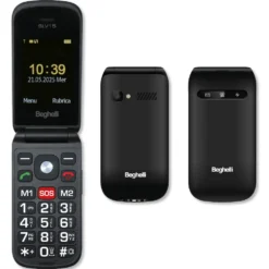 Cellulare Beghèlli SLV15N ECO con tasto di chiamata rapida di soccorso