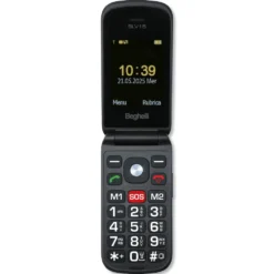 Cellulare Beghèlli SLV15N ECO con tasto di chiamata rapida di soccorso