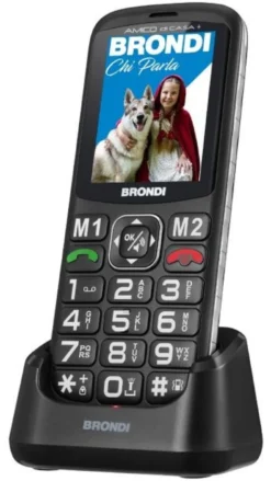 Cellulare Brondi AMICO DI CASA+ Dual SIM Black