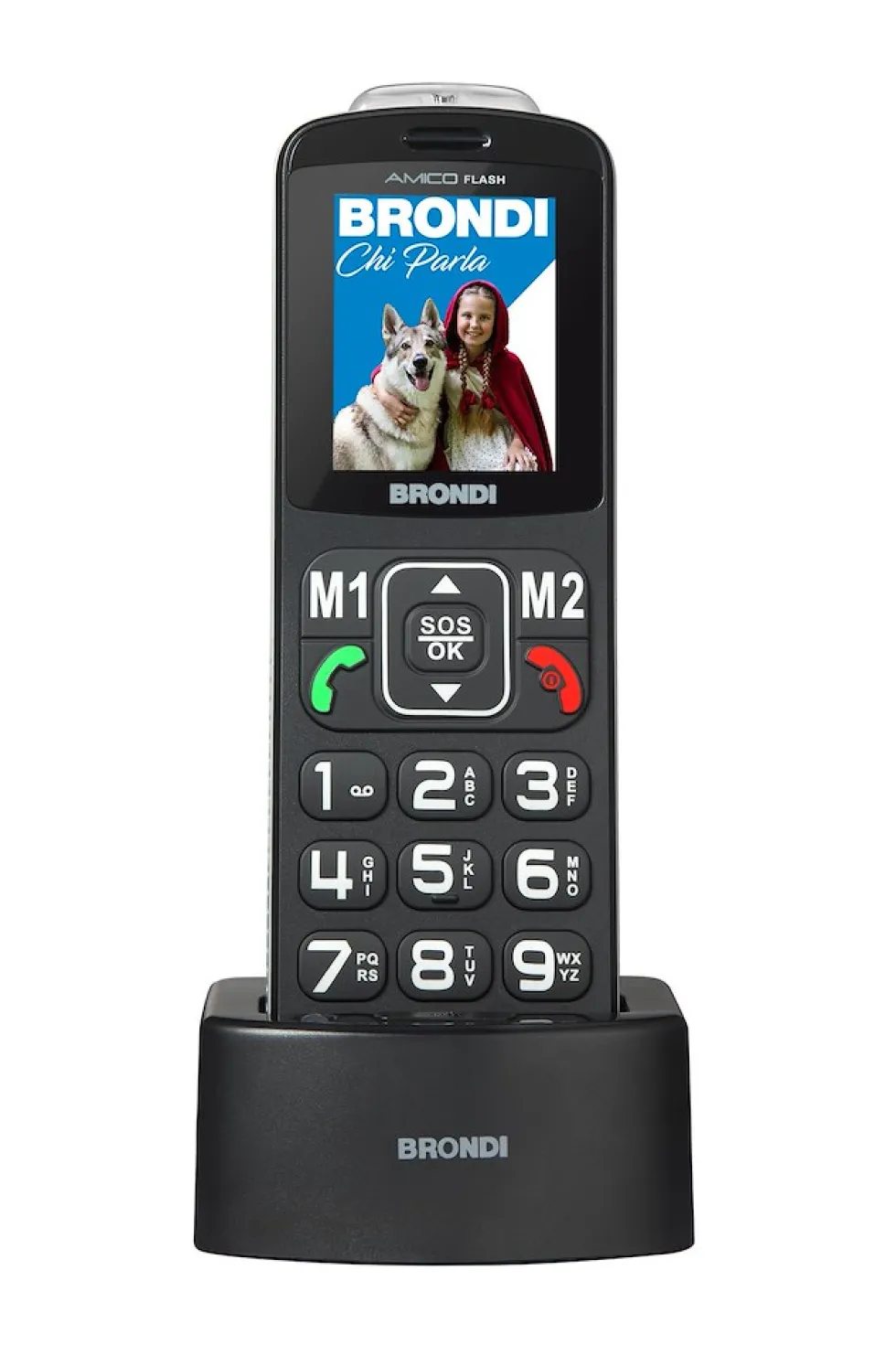 Cellulare Brondi Amico Flash con tasti grandi e torcia