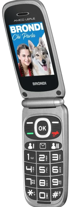 Cellulare Brondi 10281040 AMICO Leale Black metal