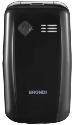 Cellulare Brondi 10281030 AMICO Sicuro Plus Black metal