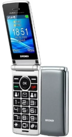 Cellulare Brondi AMICO Sincero+ Gray