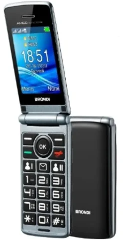 Cellulare Brondi 10283040 AMICO Sincero+ Black