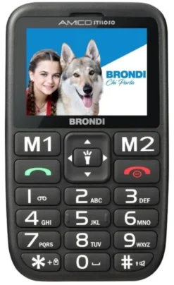 Cellulare Brondi 10279060 AMICO Stiloso Black