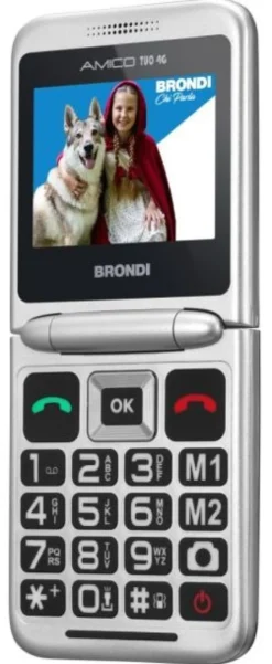 Cellulare Brondi AMICO TUO Dual SIM Black e Silver