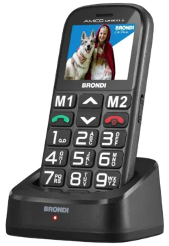 Cellulare Brondi 10282030 AMICO Unico+ Dual SIM Black