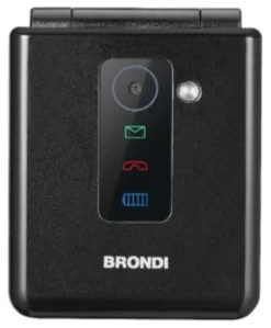 Cellulare Brondi 10281070 FLIPPER Dual Sim Black metal