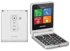 Cellulare Brondi FLIPPER Dual Sim White metal