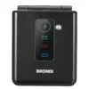 Cellulare Brondi Flipper Nero Metal Dual SIM Clamshell
