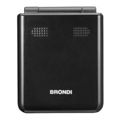Cellulare Brondi Flipper Nero Metal Dual SIM Clamshell
