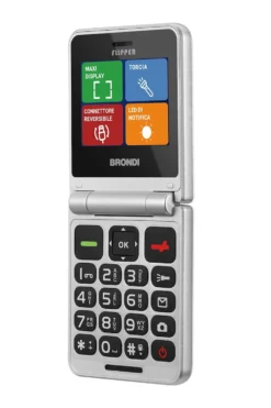 Cellulare Brondi Flipper White Metal Dual SIM