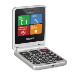 Cellulare Brondi Flipper White Metal Dual SIM