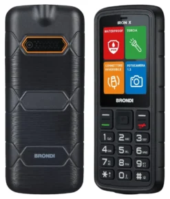 Cellulare Brondi IRON X Rugged Dual Sim Black