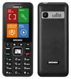 Cellulare Brondi 10281090 KING 2+ Dual Sim Black