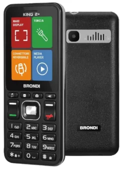 Cellulare Brondi 10281090 KING 2+ Dual Sim Black