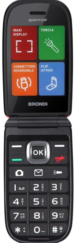 Cellulare Brondi 10281062 RAPTOR Orange metal