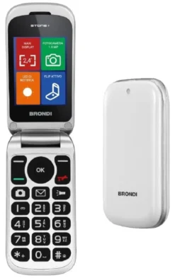 Cellulare Brondi 10278081 STONE+ Dual Sim White