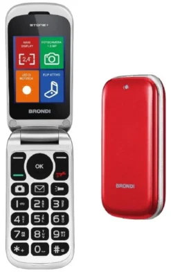 Cellulare Brondi 10278082 STONE+ Dual Sim Red