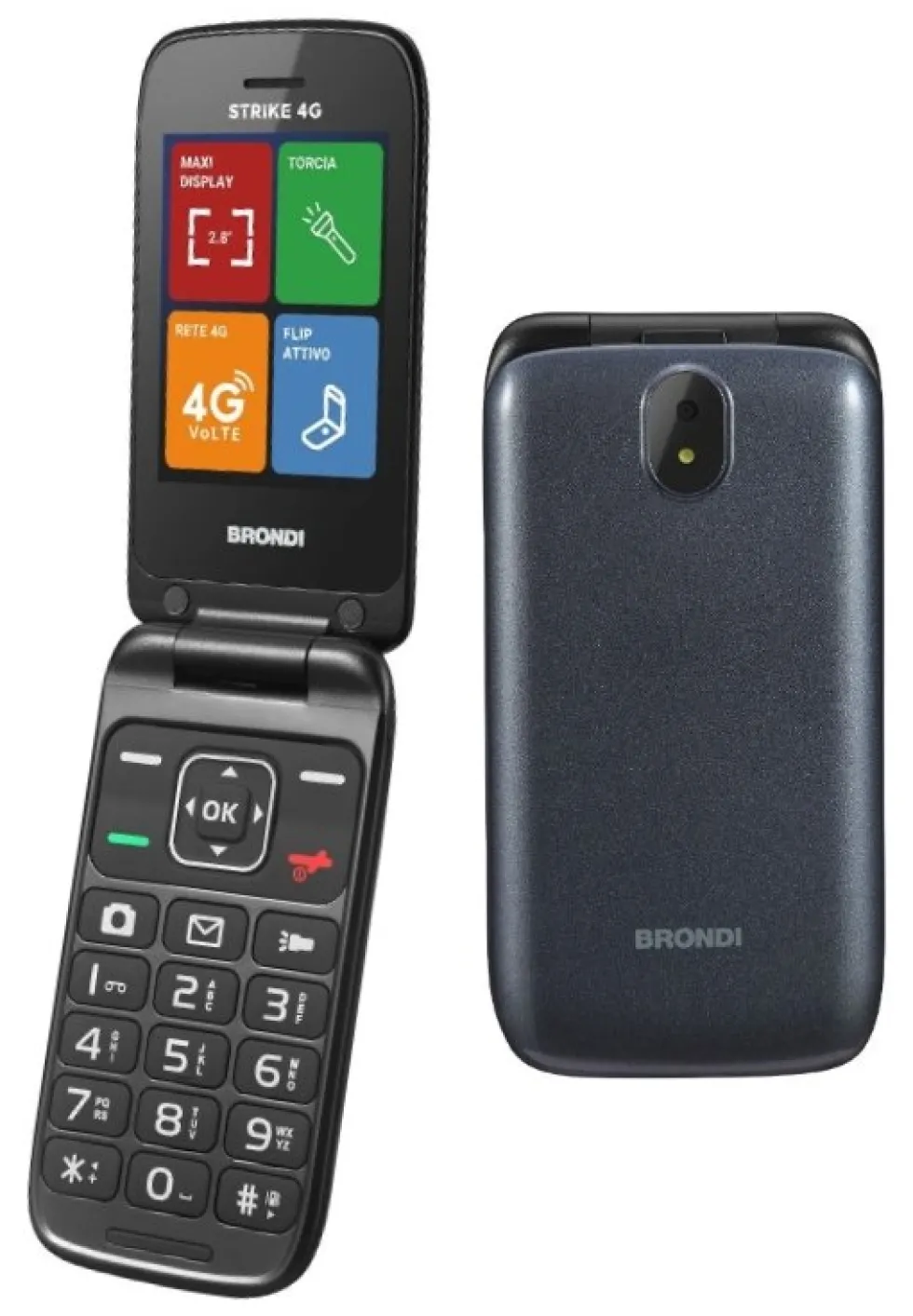 Cellulare Brondi 10281050 STRIKE Dark grey