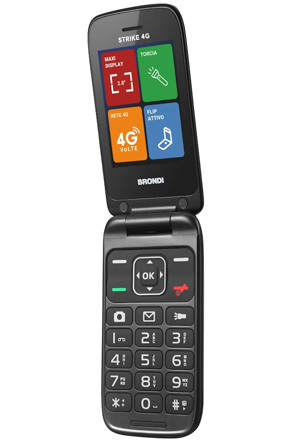 Cellulare Brondi Strike Dual Sim 4G 2,8 pollici