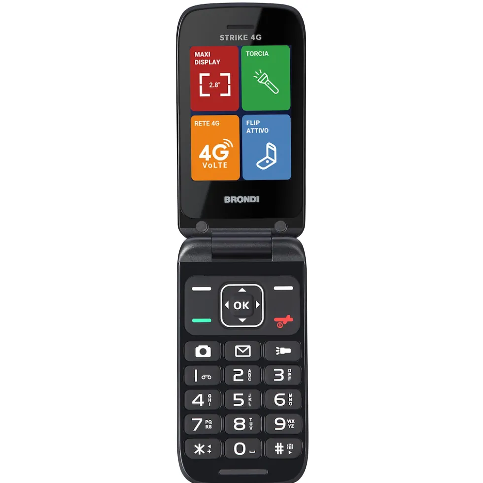 Cellulare Brondi Strike Dual Sim 4G 2,8 pollici