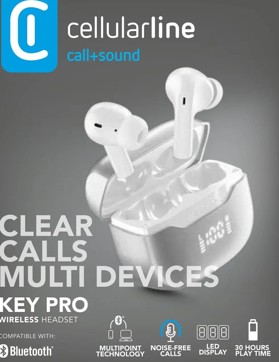Cellular Italia Auricolare Bt Tws Anc-Enc Eclipse Nero