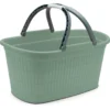 Cesta Stefanplast 91202 DOMUS HOME COLLECTION con manici Green tea