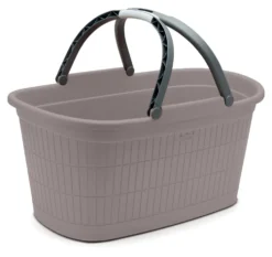 Cesta Stefanplast 91201 DOMUS HOME COLLECTION con manici Greige