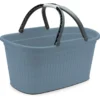 Cesta Stefanplast 91203 DOMUS HOME COLLECTION con manici Smoky blue