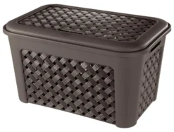Cesta Tontarelli 8105407909 ARIANNA con coperchio Wengè
