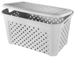 Cesta Tontarelli 8105407112 ARIANNA con coperchio Angora