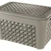 Cesta Tontarelli 8105406909 ARIANNA con coperchio Wengè